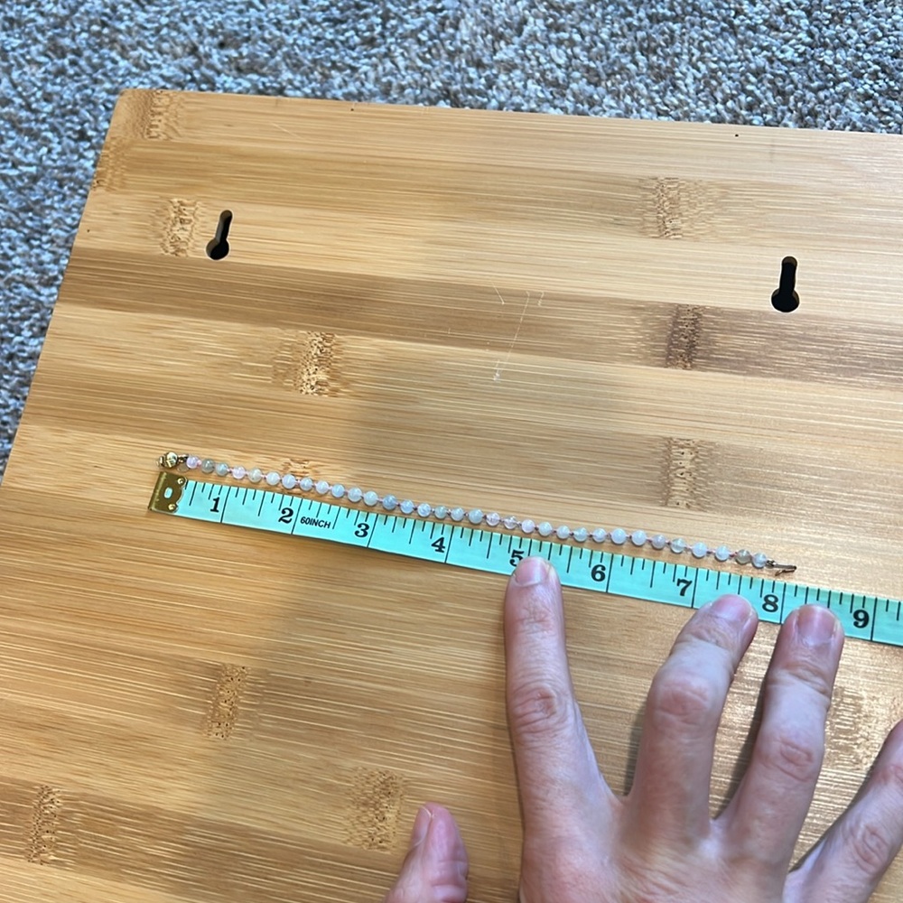 EUC Beatrice Valenzuela Morganite Bracelet 8” - Picture 7 of 7